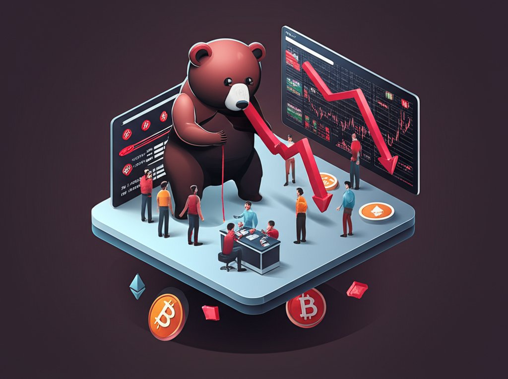 Coinbase app interface with charts, illustrating short selling crypto.