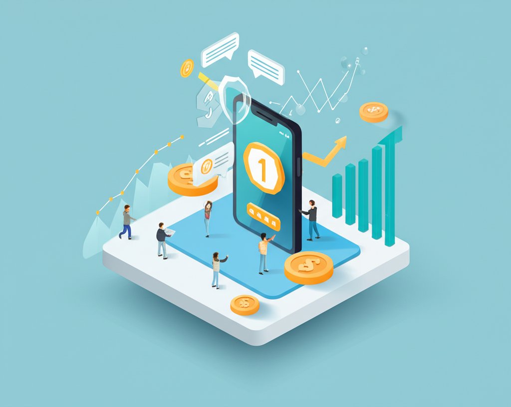 Coinbase app store ranking chart showing market position and performance.