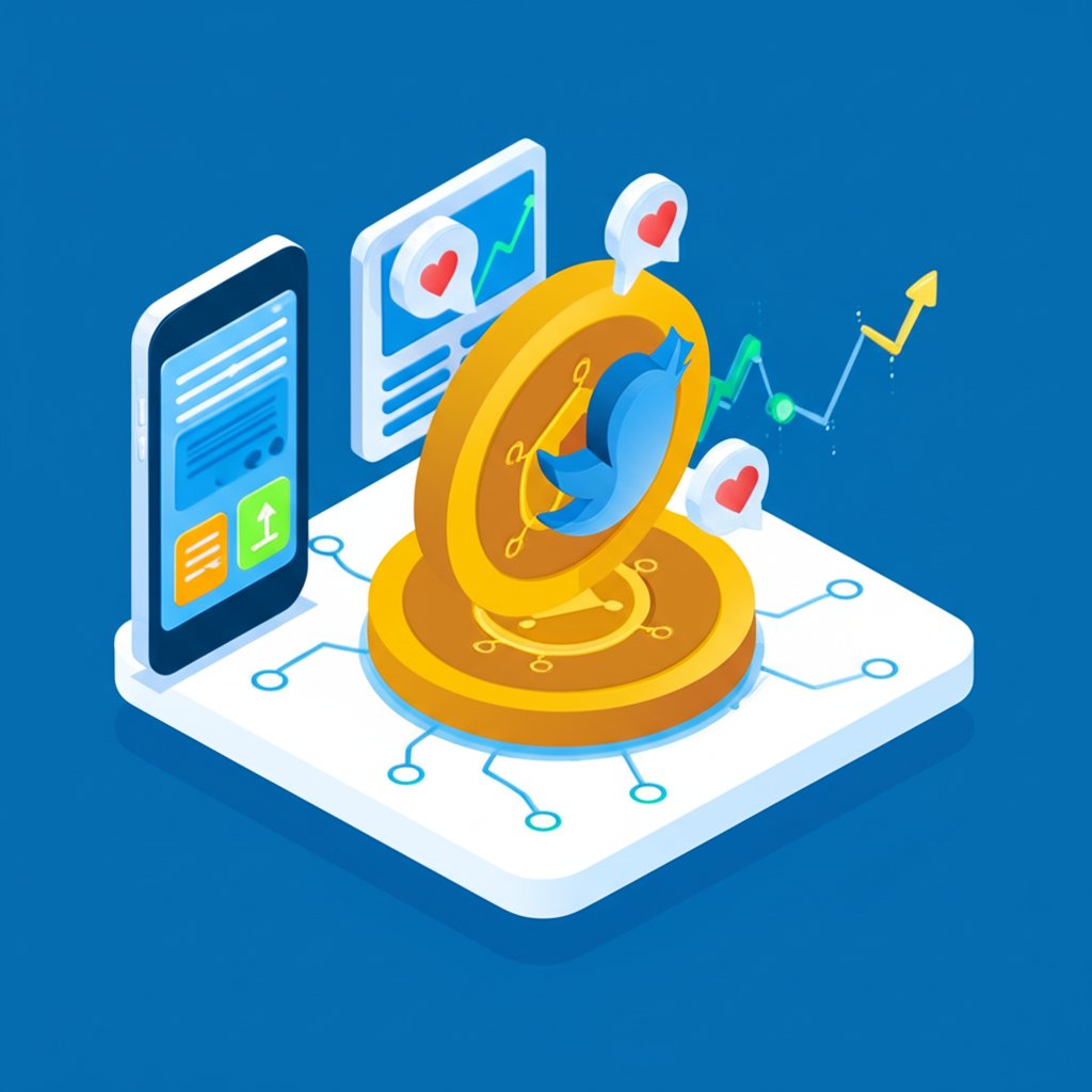 Coinbase Assets Twitter promotes new cryptocurrencies and features.